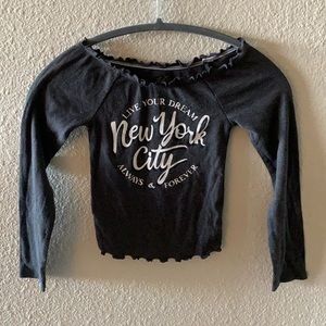 KIDS 2for8 DEAL Justice long sleeve boat neck top